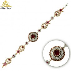 Gümüş Otantik Taşlı Biezik /Bileklik